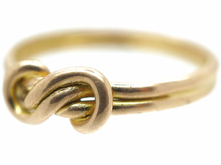 Edwardian 9ct Gold Knot Ring