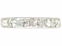 Art Deco Platinum & Diamond Eternity Ring