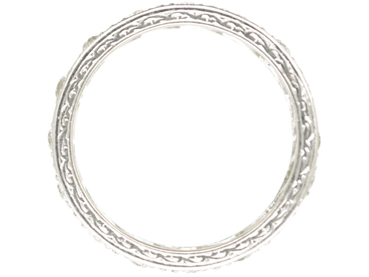 Art Deco Platinum & Diamond Eternity Ring