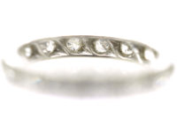 Art Deco Platinum & Diamond Eternity Ring