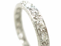 Art Deco Platinum & Diamond Eternity Ring