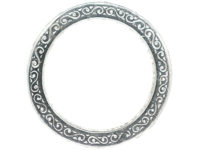 Art Deco French Platinum & Diamond Eternity Ring