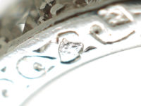 Art Deco French Platinum & Diamond Eternity Ring