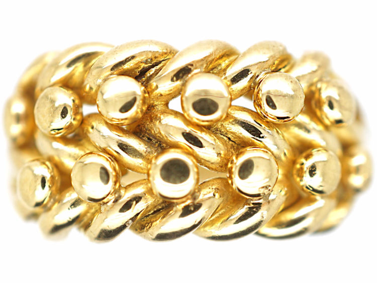 Edwardian 18ct Gold Knot Ring