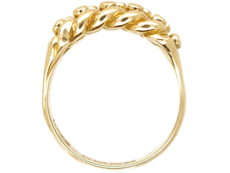 Edwardian 18ct Gold Knot Ring