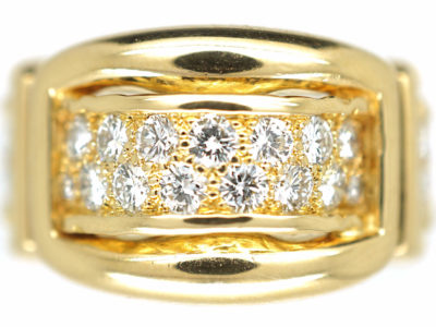18ct Gold & Diamond Ring by Asprey of London
