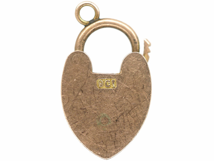 Edwardian 9ct Gold Padlock