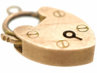 Edwardian 9ct Gold Padlock