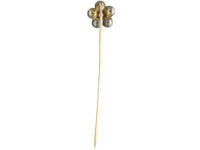 Georgian Rose Cut Garnet Cluster Tie Pin
