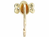 9ct Gold Cabochon Citrine Tie Pin