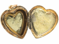 9ct Back & Front Heart Shaped Locket