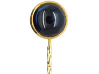 Russian Cabochon Sapphire Tie Pin