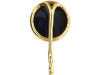 Russian Cabochon Sapphire Tie Pin