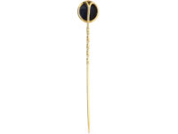 Russian Cabochon Sapphire Tie Pin