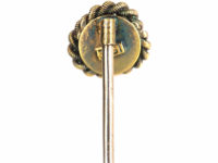 Victorian 15ct Gold Rope & Bobble Tie Pin