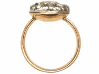 15ct Gold Rose Diamond Cluster Ring