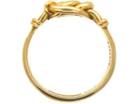 Edwardian 18ct Gold Knot Ring