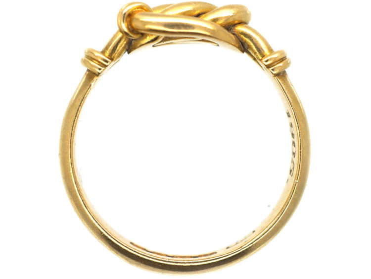 Edwardian 18ct Gold Knot Ring