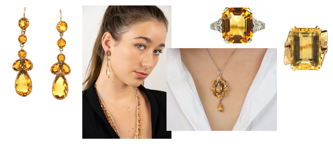 Citrine jewellery