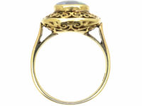 Art Nouveau 18ct Gold & Opal Ring