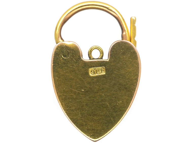 Edwardian 9ct Gold Padlock
