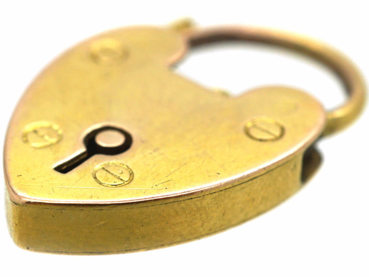 Edwardian 9ct Gold Padlock