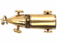 9ct Gold Vintage Racing Car Charm