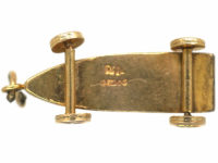 9ct Gold Vintage Racing Car Charm