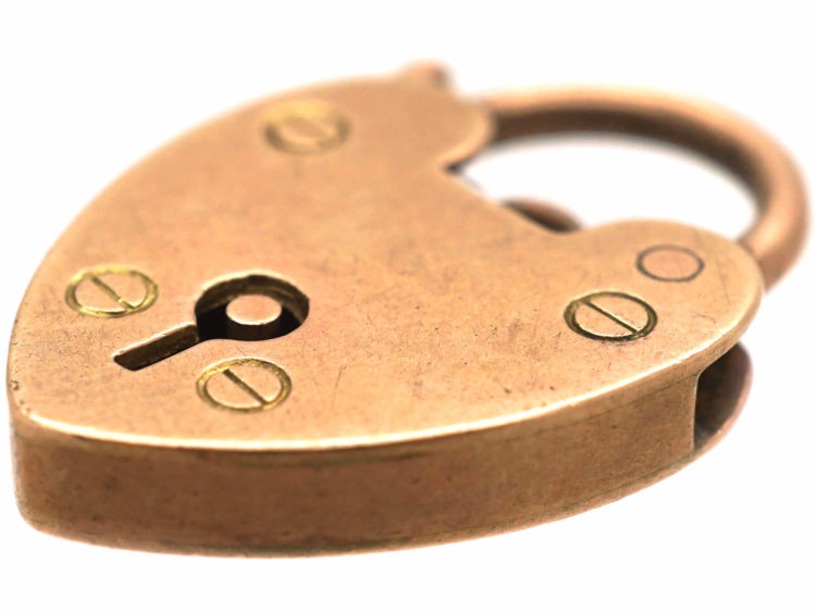 Edwardian 9ct Gold Padlock