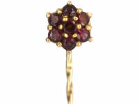 9ct Gold & Garnet Cluster Tie Pin