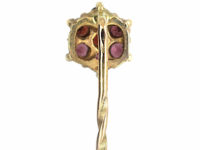 9ct Gold & Garnet Cluster Tie Pin