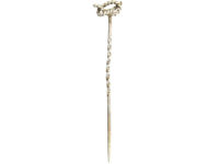 Silver Lovers Knot Tie Pin