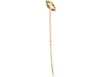 Art Deco Ruby & Diamond Tie Pin