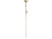 Silver Croquet Mallet Tie Pin