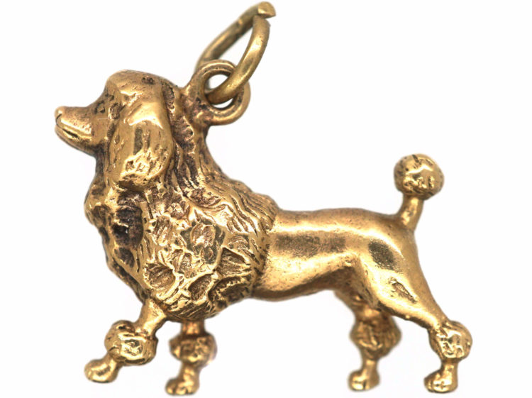 9ct Gold French Poodle Charm