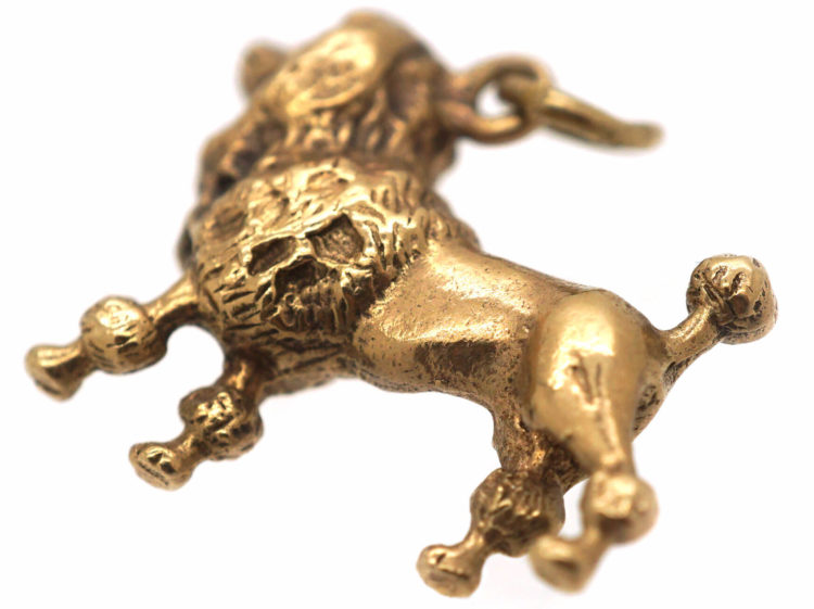 9ct Gold French Poodle Charm