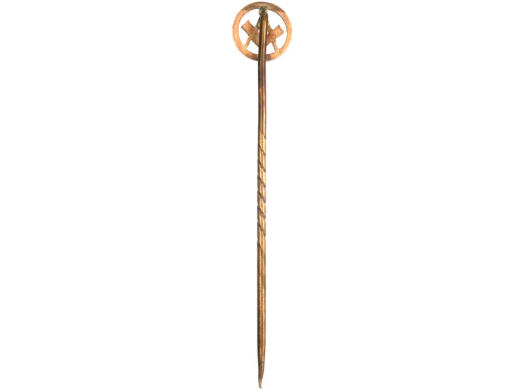 9ct Gold Masonic Tie Pin