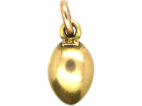 Edwardian 15ct Gold Egg Pendant