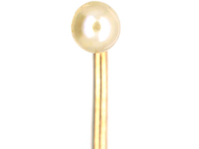 Edwardian Natural Pearl Tie Pin