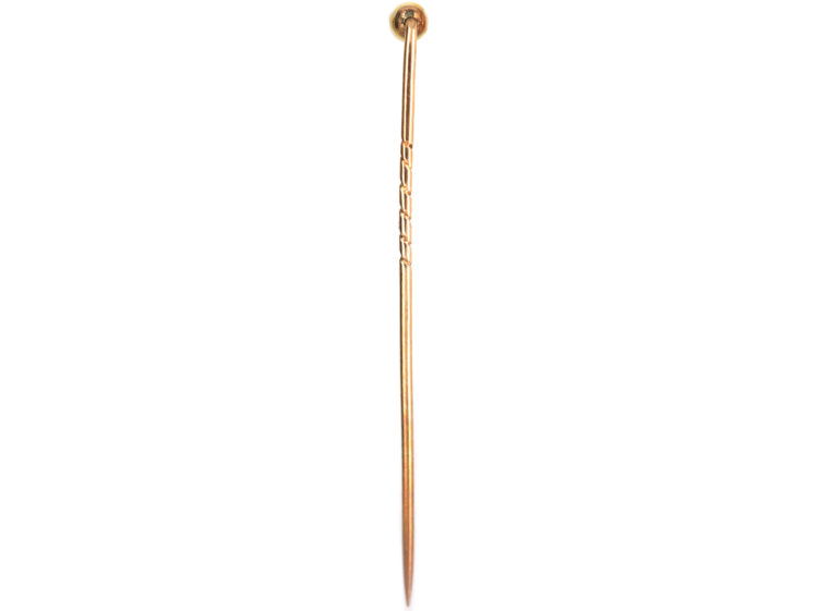 Edwardian Natural Pearl Tie Pin