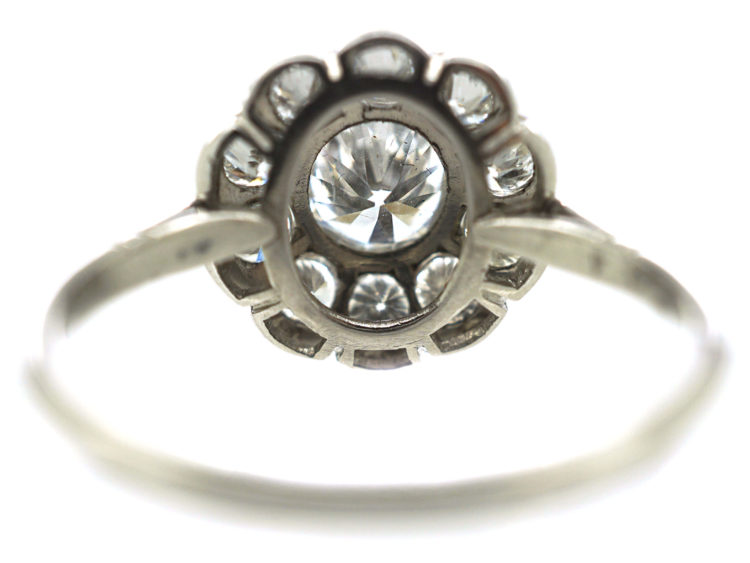Platinum & Diamond Daisy Cluster Ring