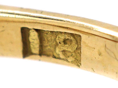 Edwardian 18ct Gold & Platinum Double Diamond Cluster Ring