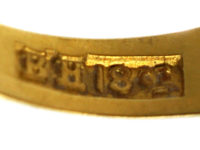 Victorian 18ct Gold Natural Split Pearl & Rose Diamond Ring