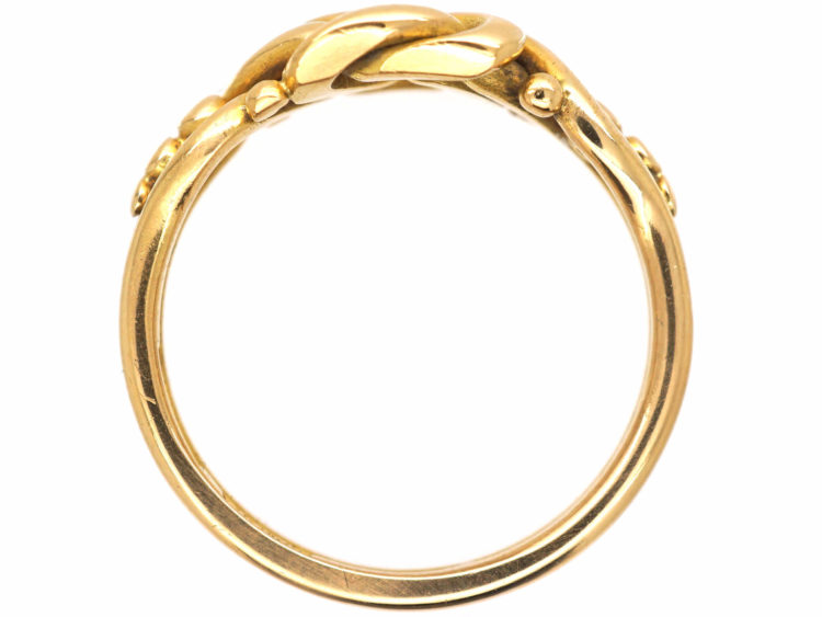 Edwardian 18ct Gold Knot Ring