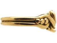 Edwardian 18ct Gold Knot Ring