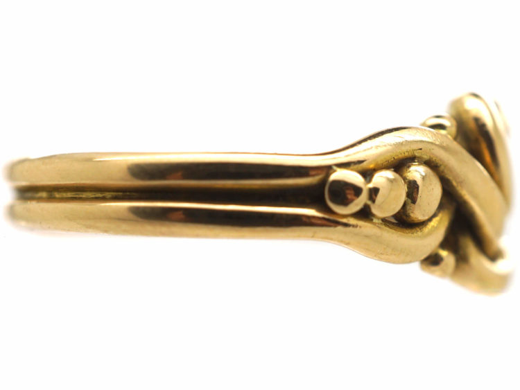 Edwardian 18ct Gold Knot Ring