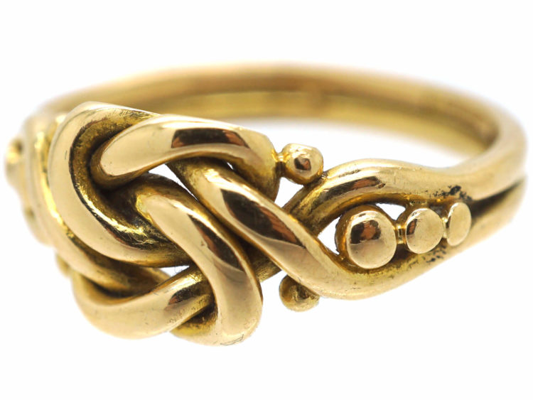 Edwardian 18ct Gold Knot Ring