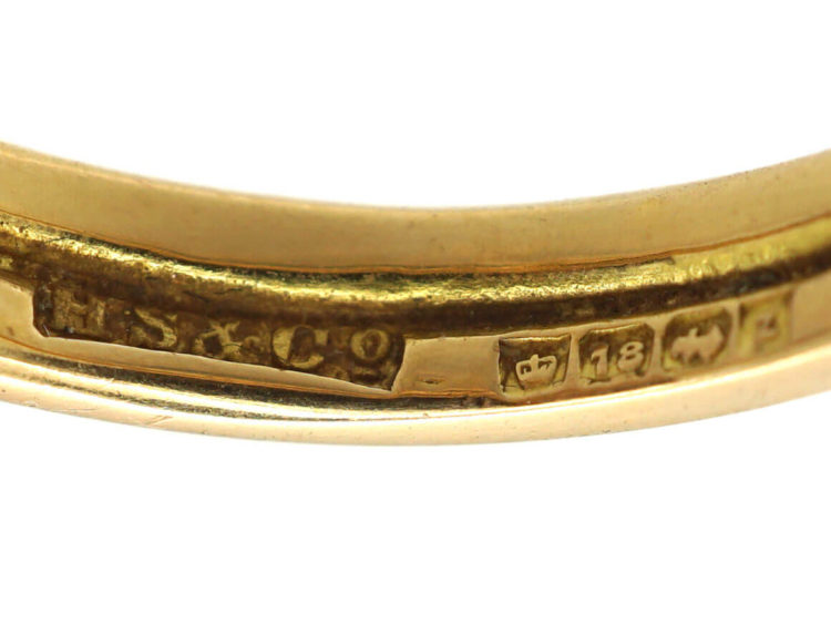 Edwardian 18ct Gold Knot Ring