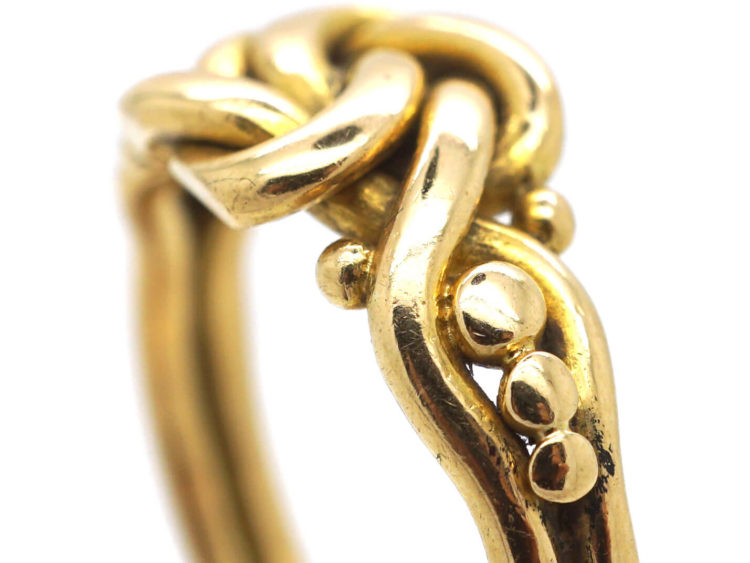 Edwardian 18ct Gold Knot Ring