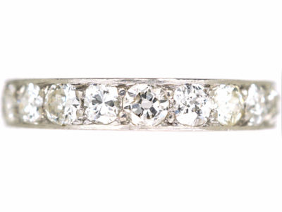 Art Deco Platinum & Diamond Eternity Ring